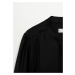 MANGO Košeľové šaty 'Albani'  čierna