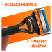 Gillette Darčeková Súprava: Fusion Holiaci Strojček + Fusion Gél 200 ml + taška