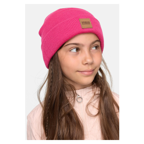 Logopatch Beanie Kids 2-Pack pink/heatherwhite Urban Classics