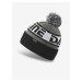Black and gray winter hat with pompom Dakine Jackson - Men