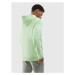 Pánska mikina s kapucňou 4F SWEATSHIRT-4FWSS24TSWSM1010-42S-LIGHT GREEN