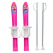 Baby Ski 60 cm - detské plastové lyže - ružové