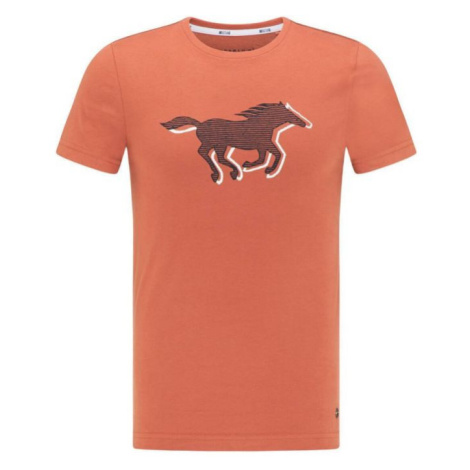 Pánske tričko Aaron C Print M 1009522 7103 - Mustang