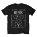AC/DC tričko Cannon Swig Vintage Čierna