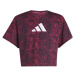 adidas TI AOP TEE Dievčenské tréningové tričko, ružová, veľkosť