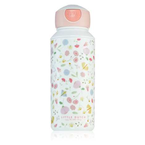 Little Dutch Drinking Bottle Pop-up Flowers & Butterflies detská fľaša s rúrkou