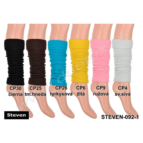 STEVEN Lýtkové návleky Steven-092-1 CP9-ružová