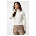 Trendyol Ecru Premium Yarn/Special Yarn Knitwear Sweater