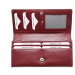 SEGALI Dámska kožená peňaženka SG-22025 A vínová