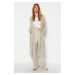 Trendyol Stone Maxi Basic Knitwear Cardigan