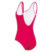 Dámske jednodielne plavky S36W-2d Fashion šport tm. ružové - Self