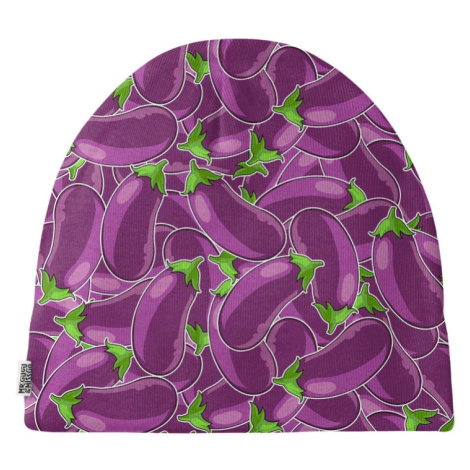 Mr. GUGU & Miss GO Man's Eggplant Beanie MB 2167178