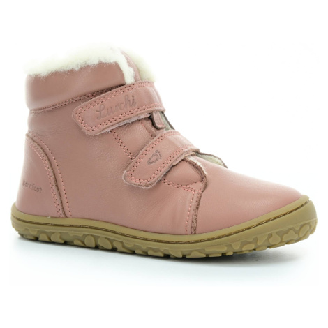 Lurchi Nik Nappa Ambra Rose zimné barefoot topánky 30 EUR