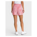 Růžové dámské kraťasy GAP Logo high rise boyfriend shorts