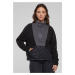 Women's Polarfleece Track jacket black/grey