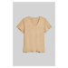 TRIČKO GANT REG SUNFADED SS V-NECK T-SHIRT DRY SAND