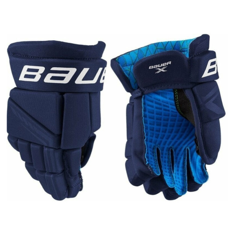 Bauer S21 X YTH Navy Hokejové rukavice