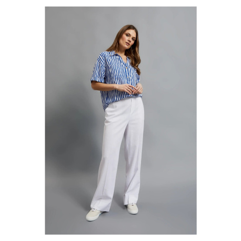 Women's trousers MOODO - white