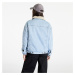 Bunda Urban Classics Ladies Oversized Sherpa Denim Jacket Clearblue Bleached