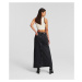 Sukňa Karl Lagerfeld Jeans Klj Hr Shank Denim Maxi Skirt Washed Wiser Black