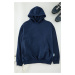 Trendyol Indigo Oversize/Wide Cut Fleece Sweatshirt