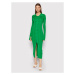 Remain Úpletové šaty Alzira RM1052 Zelená Slim Fit