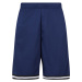 Men's Stripes Mesh Shorts - Navy Blue/Black/White