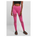 Women's lace-up leggings - light purple