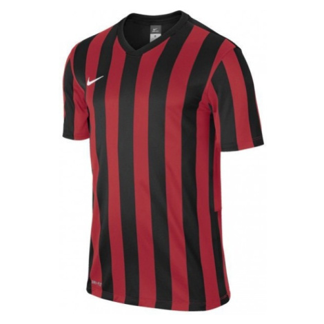 Nike STRIPED DIVISION JERSEY Pánsky futbalový dres, červená, veľkosť