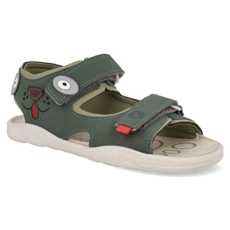 Barefoot dětské sandály Ricosta - Pepino Toby grey M šedé