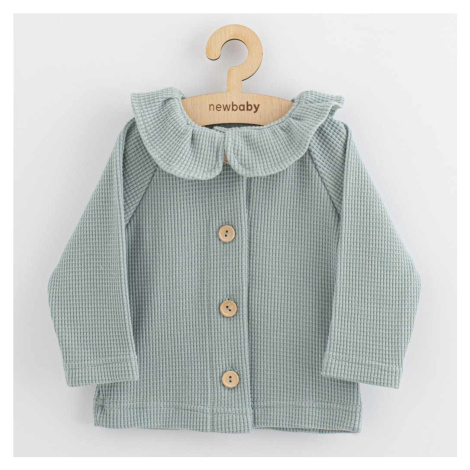 Dojčenský kabátik na gombíky New Baby Luxury clothing Laura sivý 68 , 20C54973