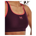 Podprsenka Under Armour Hg Armour Mid Padless Dark Maroon