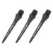 Hroty na šípky karbonové L-Style Hard Lip Points Carbon steel, čierne 25mm, závit 2BA, 6ks