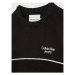 Calvin Klein Jeans Sveter Piping Stack Logo IB0IB01363 Čierna Regular Fit