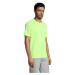 SOĽS Sporty Pánske tričko s krátkym rukávom SL11939 Neon yellow