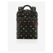 Čierny dámsky bodkovaný batoh Reisenthel Allday Backpack M Dots