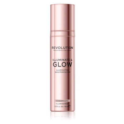Makeup Revolution Glow Illuminate tekutý rozjasňovač odtieň Sparkling Wine