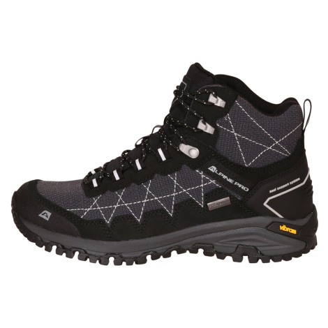 Alpine Pro Kadewe Mid Unisex obuv outdoor UBTY320 čierna