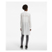 Košeľa Karl Lagerfeld Long Silk Shirt W/ Plastron Biela