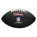 Wilson MINI NFL TEAM SOFT TOUCH FB BL NE Mini lopta na americký futbal, čierna, veľkosť