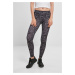 Women's leggings AOP hibiscus black