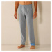 Pyžamové nohavice sivý melír