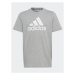 Adidas Tričko Essentials Big Logo Cotton T-Shirt HR6379 Sivá Regular Fit