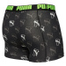 Puma MEN CAT LOGO PRINT BOXER 2P Pánske boxerky, čierna, veľkosť