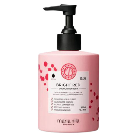 Maska na oživenie farby vlasov Maria Nila Colour Refresh Bright Red - jasne červená, 300 ml + da