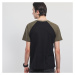 Urban Classics Raglan Contrast Tee Black/ Olive