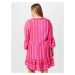 ONLY Carmakoma Košeľové šaty 'Marrakesh'  ružová / čerešňová