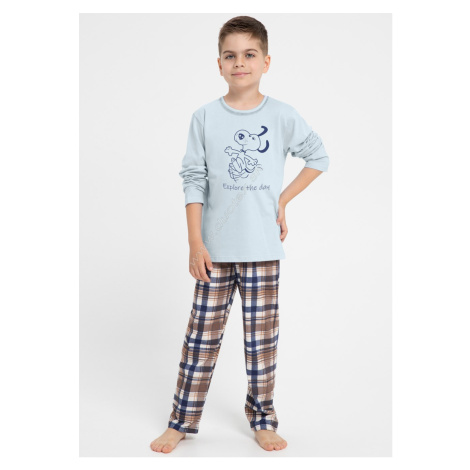 TARO Chlapčenské pyžamo Parker3085 zz31-sv.modrá