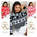 Christmas Time Oversize Knit Jumper white Einheitsgroesse