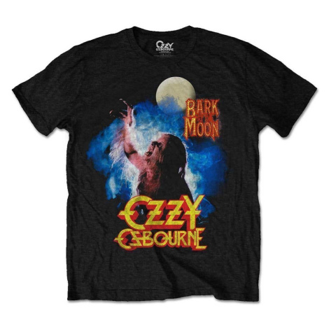 Ozzy Osbourne Tričko Bark at the moon Unisex Black